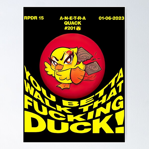 Item preview, Anetra you betta walk that duck designed and sold by RolandModeBerg.