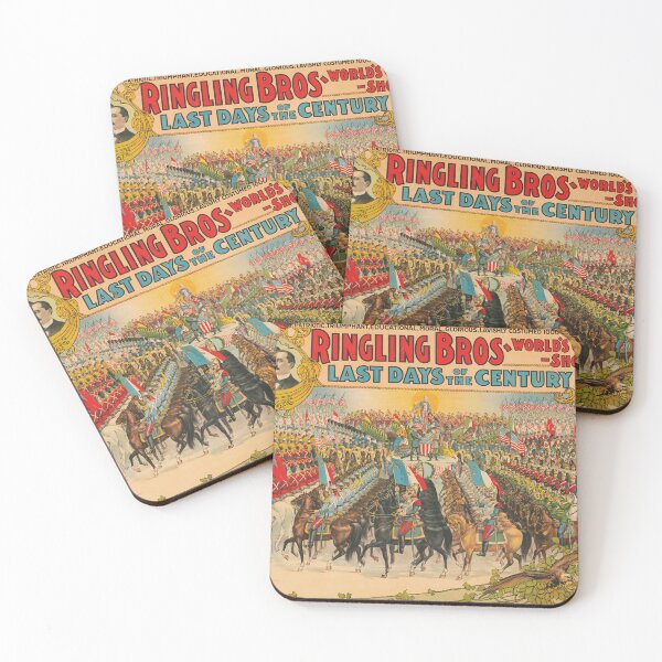 Item preview, STK501866A-Vintage circus poster showing a big parade. designed and sold by StocktrekImages.