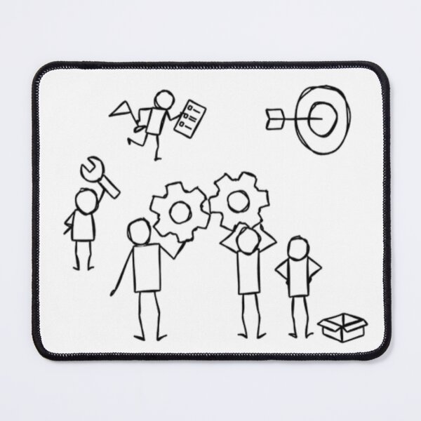 Item preview, Teamwork line drawing designed and sold by 10kamp.
