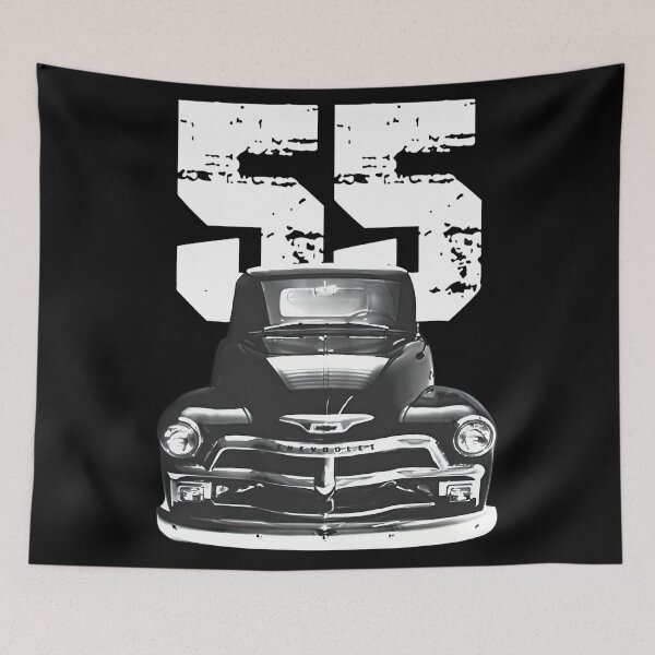 Item preview, 1955 Chevy 3100 Pickup Truck Front View with Year designed and sold by QATMode.