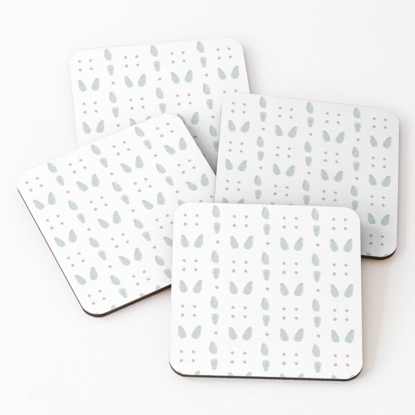 Item preview, Minimalist leaf pattern designed and sold by natinart.