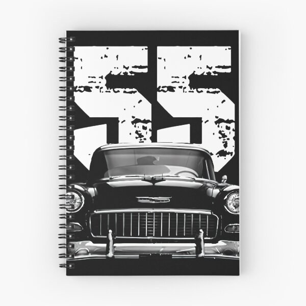 Item preview, 1955 Chevy Bel Air Front Grill View with White Year designed and sold by QATMode.