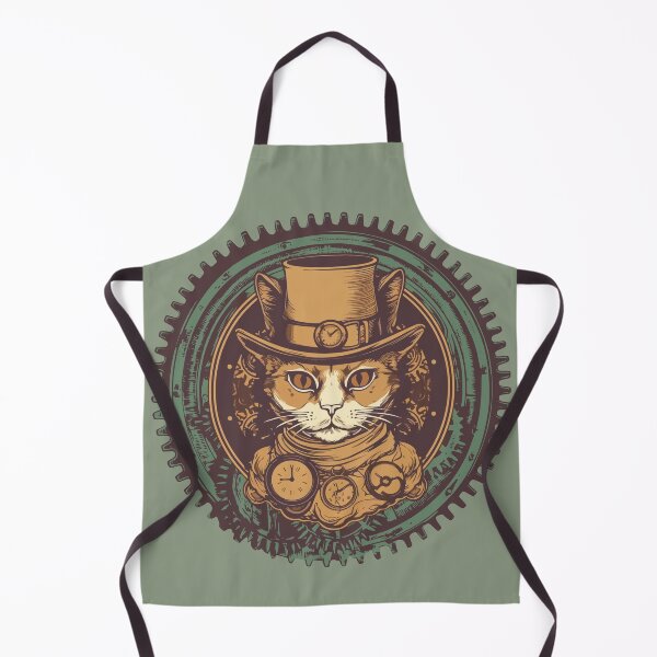 Item preview, CogKitty Chronicles: Gear Up with Our Steampunk Cat Design - Limited Time Offer!" designed and sold by PatriciaReyes.