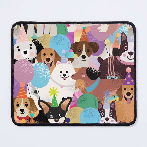 Item preview, The Dogs Birthday party designed and sold by MiowandMolly.