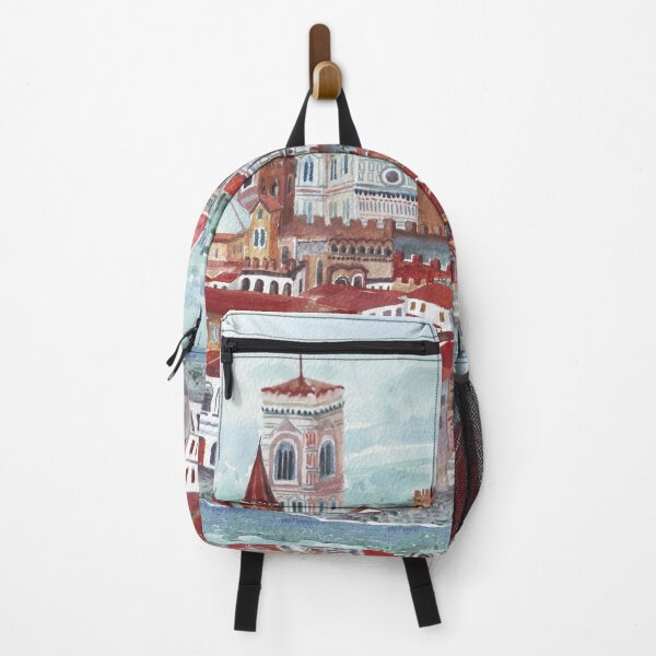 Item preview, Florence city, Italy, illustration in watercolor designed and sold by Katarina Roccella.