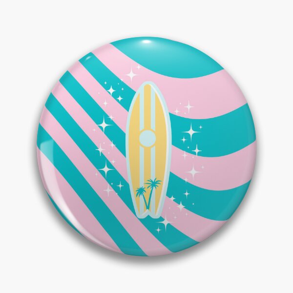 Item preview, Pastel Pink Surfboard, Beach Art, Tropical Vibes, Preppy, Preppy Style, Pink designed and sold by Magic Love Art Print.