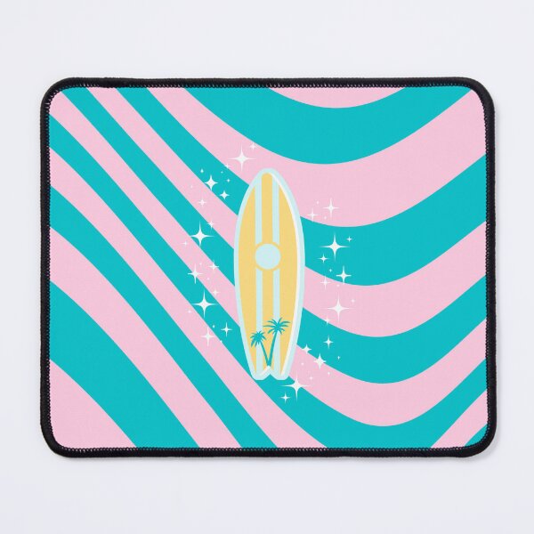 Item preview, Pastel Pink Surfboard, Beach Art, Tropical Vibes, Preppy, Preppy Style, Pink designed and sold by Magic Love Art Print.