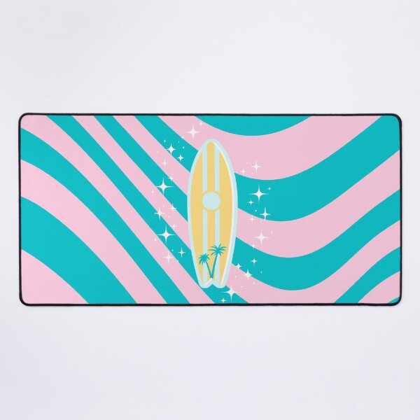 Item preview, Pastel Pink Surfboard, Beach Art, Tropical Vibes, Preppy, Preppy Style, Pink designed and sold by Magic Love Art Print.