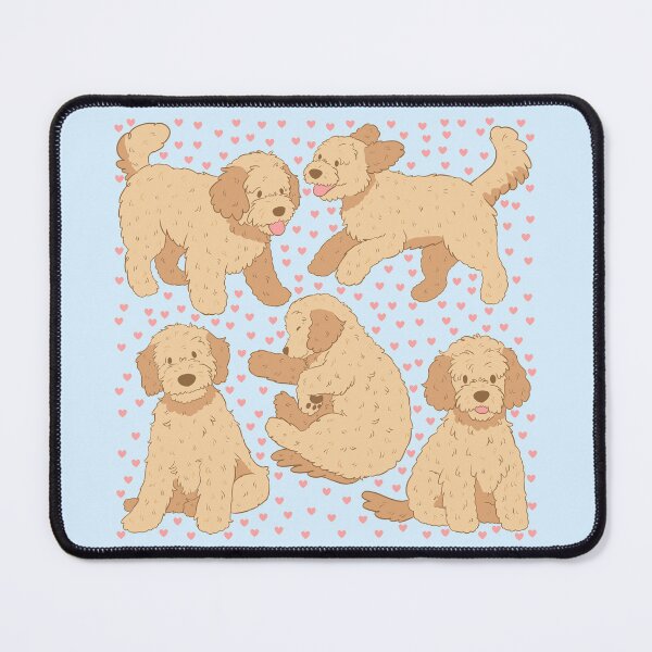 Item preview, Cute goldendoodle dog pattern  designed and sold by Yaragold.