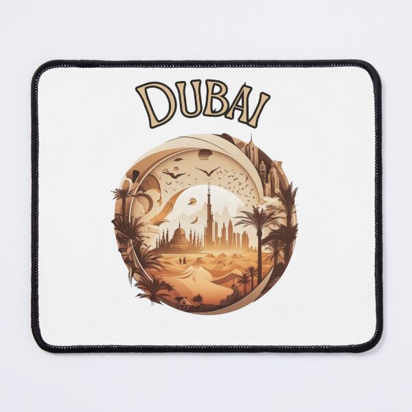 Item preview, Dubai City United Arab Emirates Street Art - Retro Fantasy  designed and sold by stickercuffs.