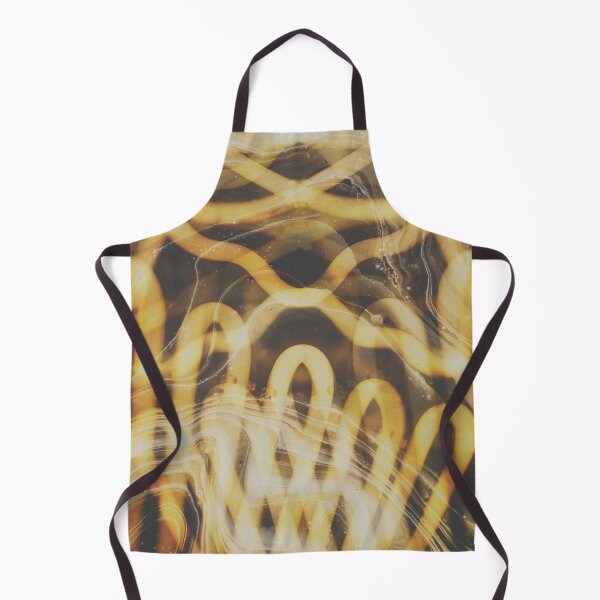 Item preview, Brown and yellow abstract layered pattern designed and sold by ViridisArt.