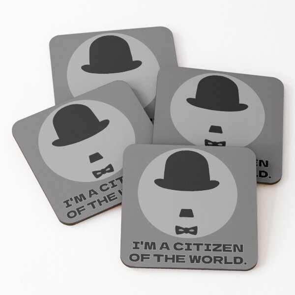Item preview, IM A CITIZEN OF THE WORLD, MINIMAL RETRO DESIGN designed and sold by La Loca.