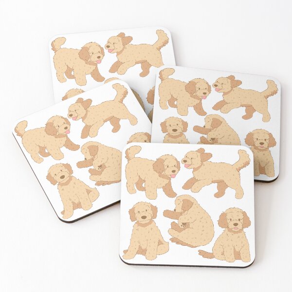 Item preview, Cute goldendoodle dog pattern  designed and sold by Yaragold.