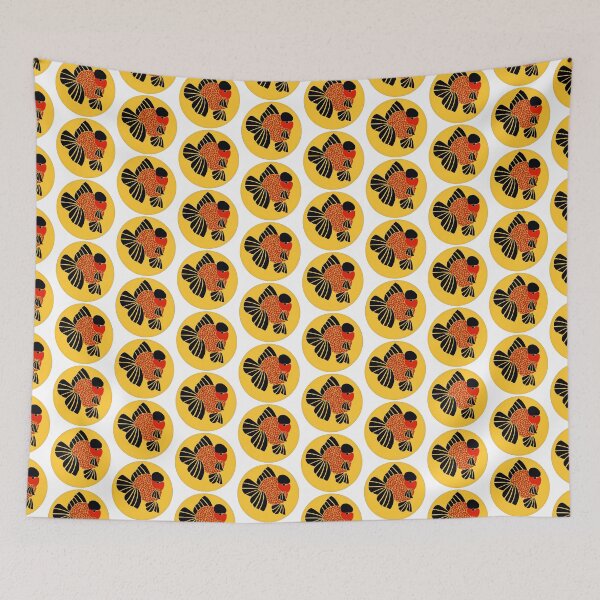 Item preview, Black and Red Oranda Goldfish 81023 designed and sold by Nosnah.