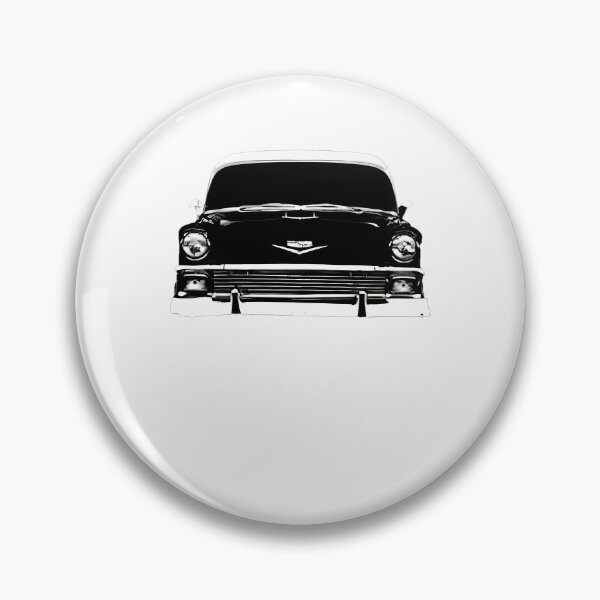 Item preview, 1956 Chevy 210 Front Grill View Silhouette Classic Car designed and sold by QATMode.