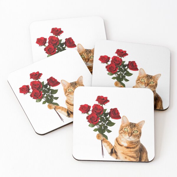 Item preview, Cats and Flowers in Perfect Harmony, Cats Flourishing in Floral Splendor designed and sold by Rebass.