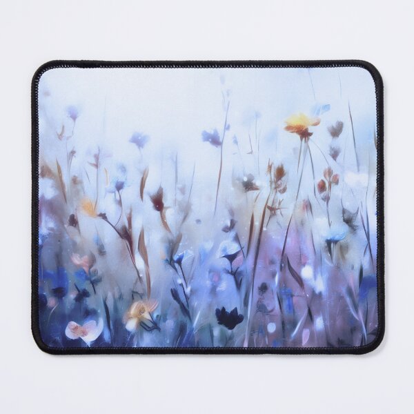 Item preview, The Patchwork Meadow - Blue designed and sold by ArtSea-Bubble.