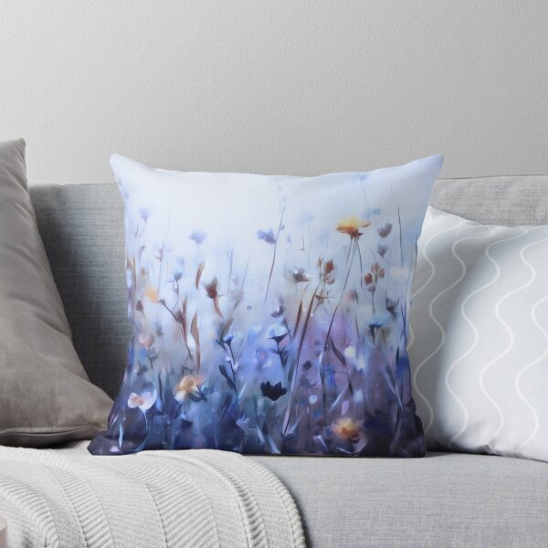 Item preview, The Patchwork Meadow - Blue designed and sold by ArtSea-Bubble.