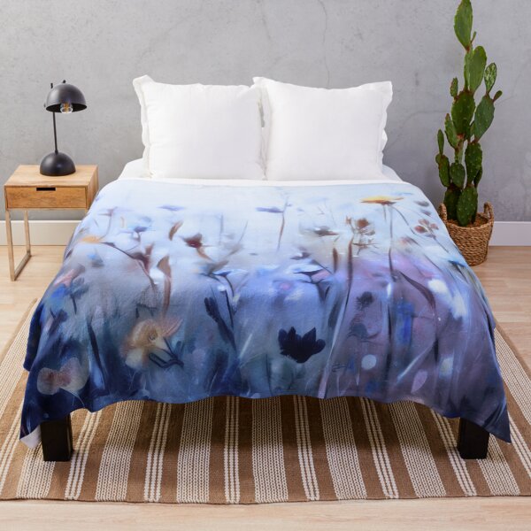Item preview, The Patchwork Meadow - Blue designed and sold by ArtSea-Bubble.