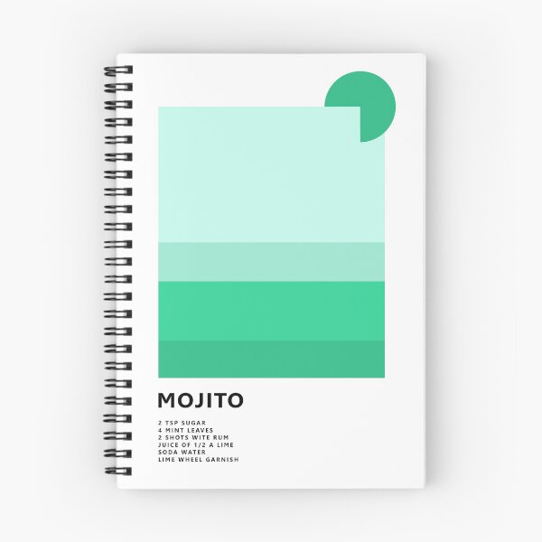 Item preview, Mojito Cocktail Minimalist Modern Design designed and sold by ModernAndFunky.