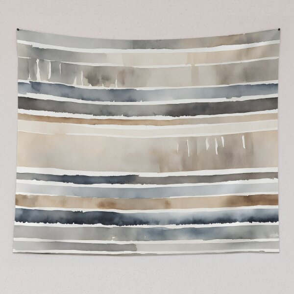 Item preview, Watercolor Stripes Neutral Colors  designed and sold by Cato99.