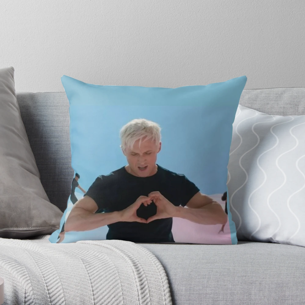 Ryan Gosling Square Pillow Spun Polyester Square Pillow, Office Decor,  Decorative Pillow, Home Decor, Room & Dorm Decor, Square Pillow
