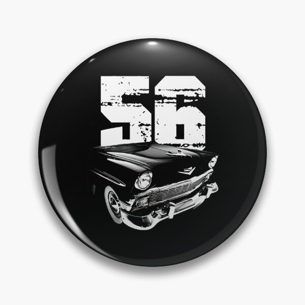 Item preview, 1956 Chevy Bel Air Front Side View with White Year designed and sold by QATMode.