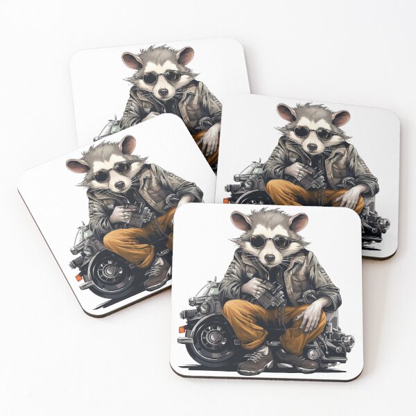 Item preview, Streetwise Opossum Mechanic Vibes | Opossum Lovers designed and sold by DarcoDesigns.