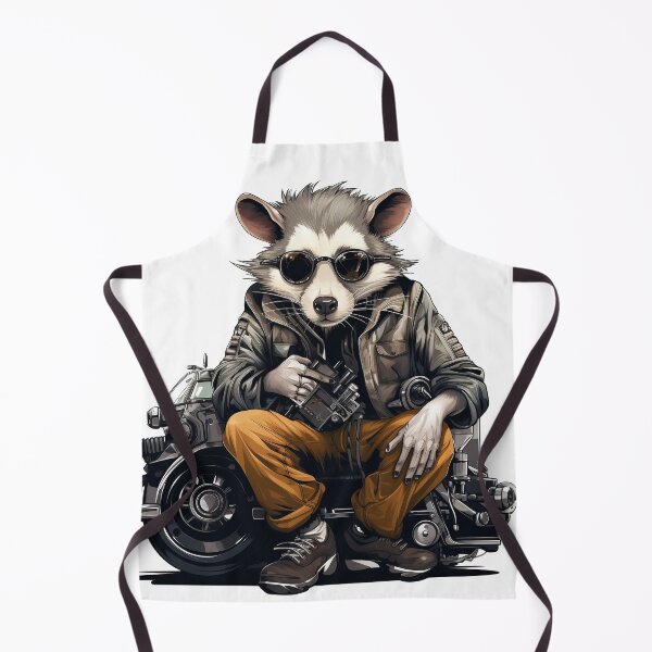 Item preview, Streetwise Opossum Mechanic Vibes | Opossum Lovers designed and sold by DarcoDesigns.