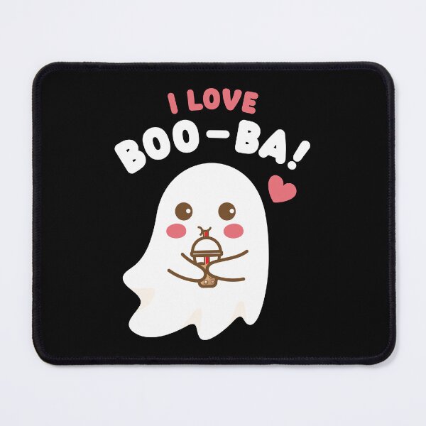 Item preview, Booba - Boba Tea Ghost (on dark colors) designed and sold by messy-nessie.