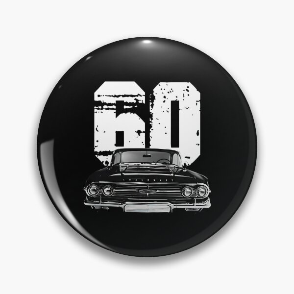 Artikelvorschau, 1960 Chevy Impala Frontgrillansicht mit Jahreszahl entworfen und verkauft von QATMode.