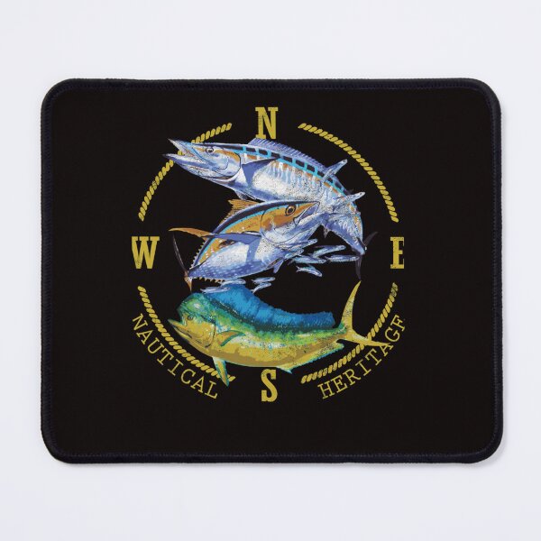 Item preview, Mahi Mahi Tuna Kingfish Nautical Fishing designed and sold by LAURLATORRE.