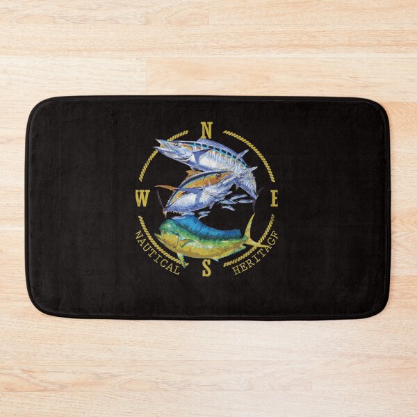 Item preview, Mahi Mahi Tuna Kingfish Nautical Fishing designed and sold by LAURLATORRE.
