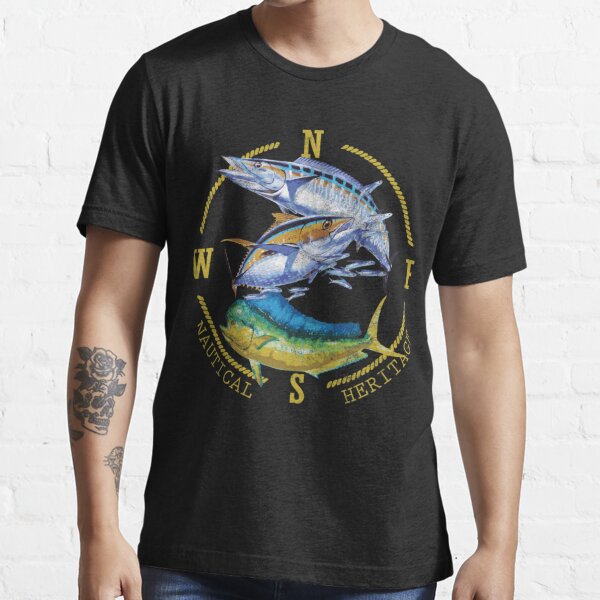 Mahi Mahi Tuna Kingfish Nautical Fishing' Men's T-Shirt