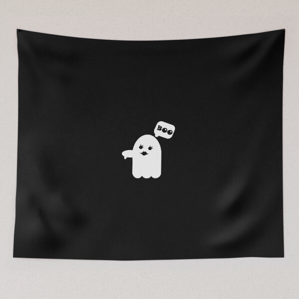 Item preview, Female ghost of disapproval, cute halloween boo girl ghost designed and sold by EmeraldeaArt.