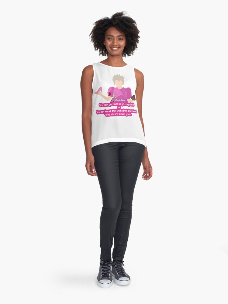 Weird Barbie - Asking Barbie to choose quote Sleeveless Top for Sale by  VidhiVora