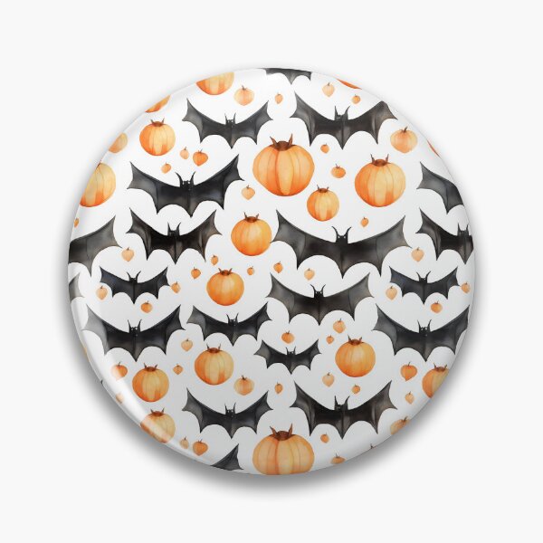 Item preview, Halloween Pumpkin & Bats Seamless Pattern - Spooky Delights designed and sold by Moo7shop.