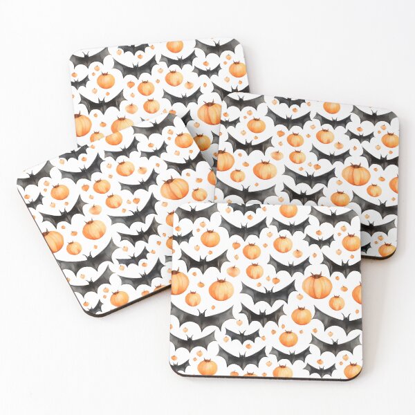 Item preview, Halloween Pumpkin & Bats Seamless Pattern - Spooky Delights designed and sold by Moo7shop.