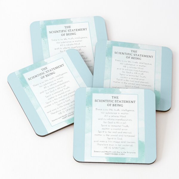 Item preview, The Scientific Statement of Being by Mary Baker Eddy - TEAL designed and sold by Margaret Perry Designs.