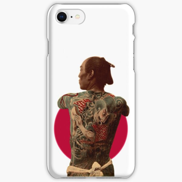 Tattooed Samurai Red Sun iPhone Snap Case