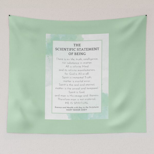 Item preview, The Scientific Statement of Being by Mary Baker Eddy - GREEN designed and sold by Margaret Perry Designs.