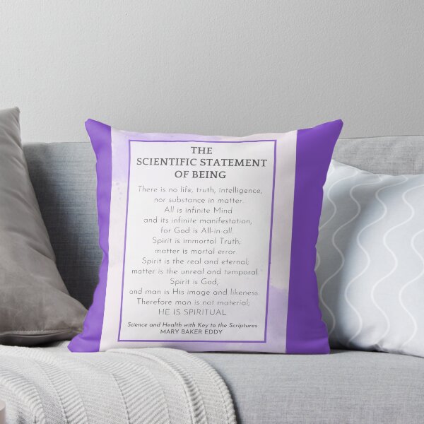 Item preview, The Scientific Statement of Being by Mary Baker Eddy - PURPLE designed and sold by Margaret Perry Designs.