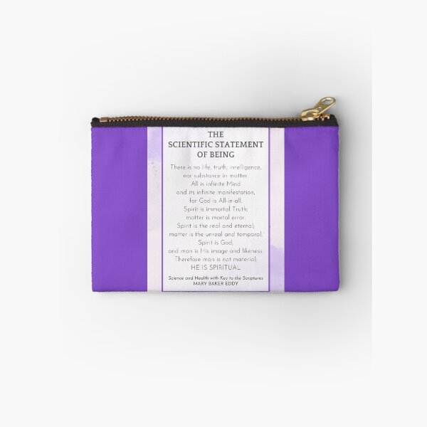 Item preview, The Scientific Statement of Being by Mary Baker Eddy - PURPLE designed and sold by Margaret Perry Designs.