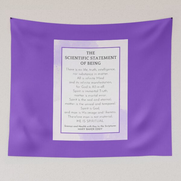 Item preview, The Scientific Statement of Being by Mary Baker Eddy - PURPLE designed and sold by Margaret Perry Designs.