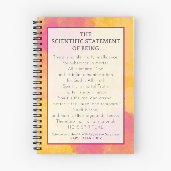Item preview, The Scientific Statement of Being by Mary Baker Eddy - PINK designed and sold by Margaret Perry Designs.