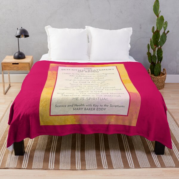 Item preview, The Scientific Statement of Being by Mary Baker Eddy - PINK designed and sold by Margaret Perry Designs.