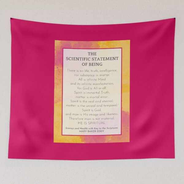 Item preview, The Scientific Statement of Being by Mary Baker Eddy - PINK designed and sold by Margaret Perry Designs.