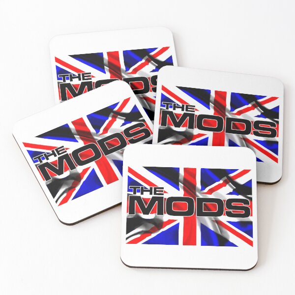 Item preview, Los Mods - Union Jack White V1 designed and sold by RetrospectUK.