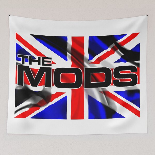 Item preview, Los Mods - Union Jack White V1 designed and sold by RetrospectUK.