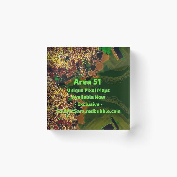 Item preview, Unique Pixel Art Maps of Area 51 - 54, made by SoulArtSara designed and sold by SoulArtSara.